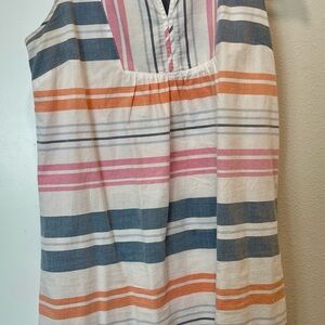 Striped Sleeveless Dress